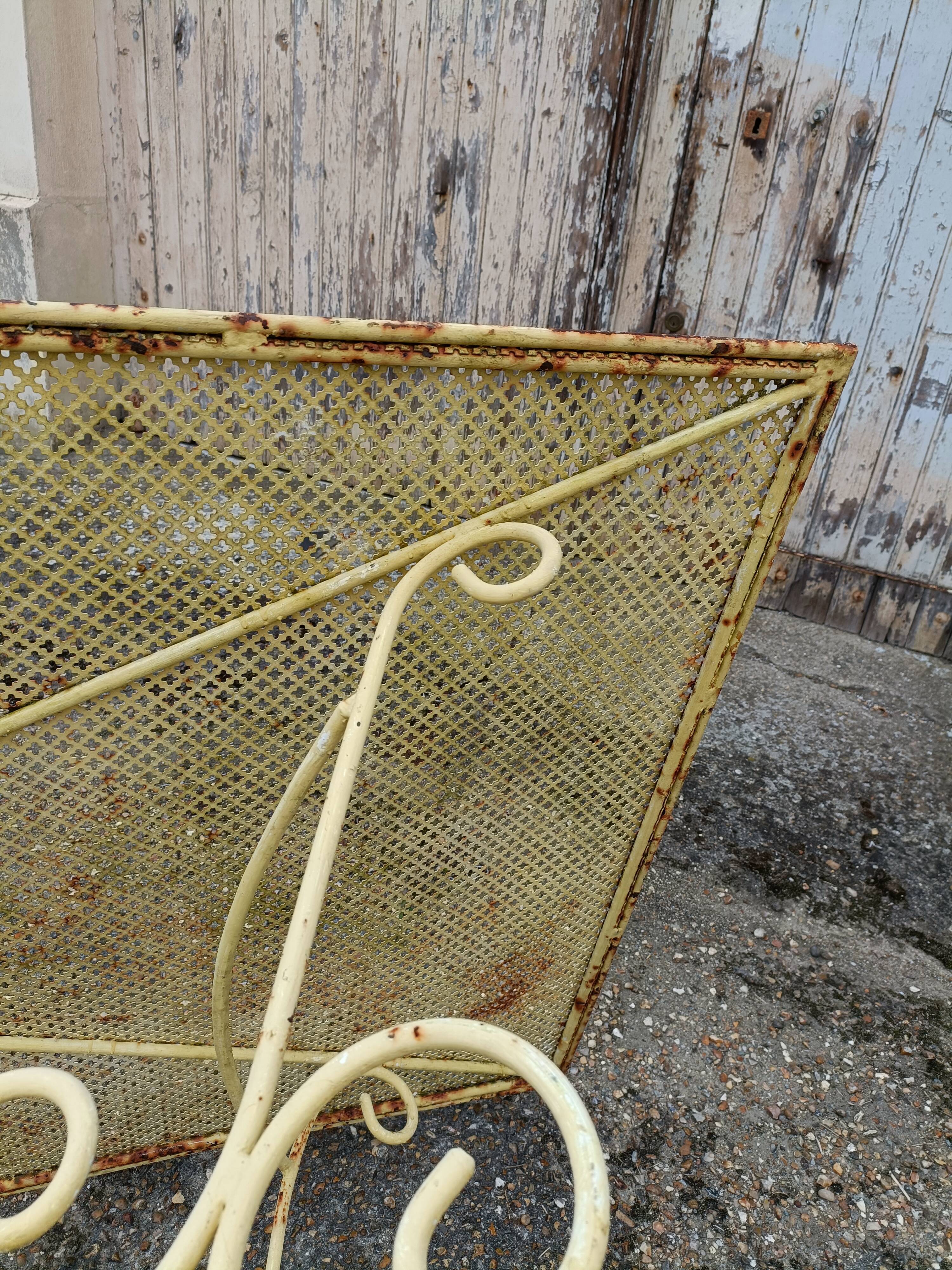 Wrought iron garden table full old garden furniture