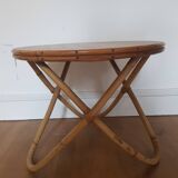 Rattan coffee table from the 60s