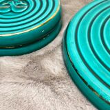 Faience trivia and bottle coaster