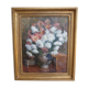Bouquet of flowers ancien tableau signed Schwartz