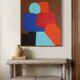 A hug original painting on stretched canvas 65x54cm