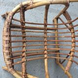Armchair in rattan for child vintage