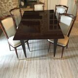 Full dining room: Extendable table and six chairs