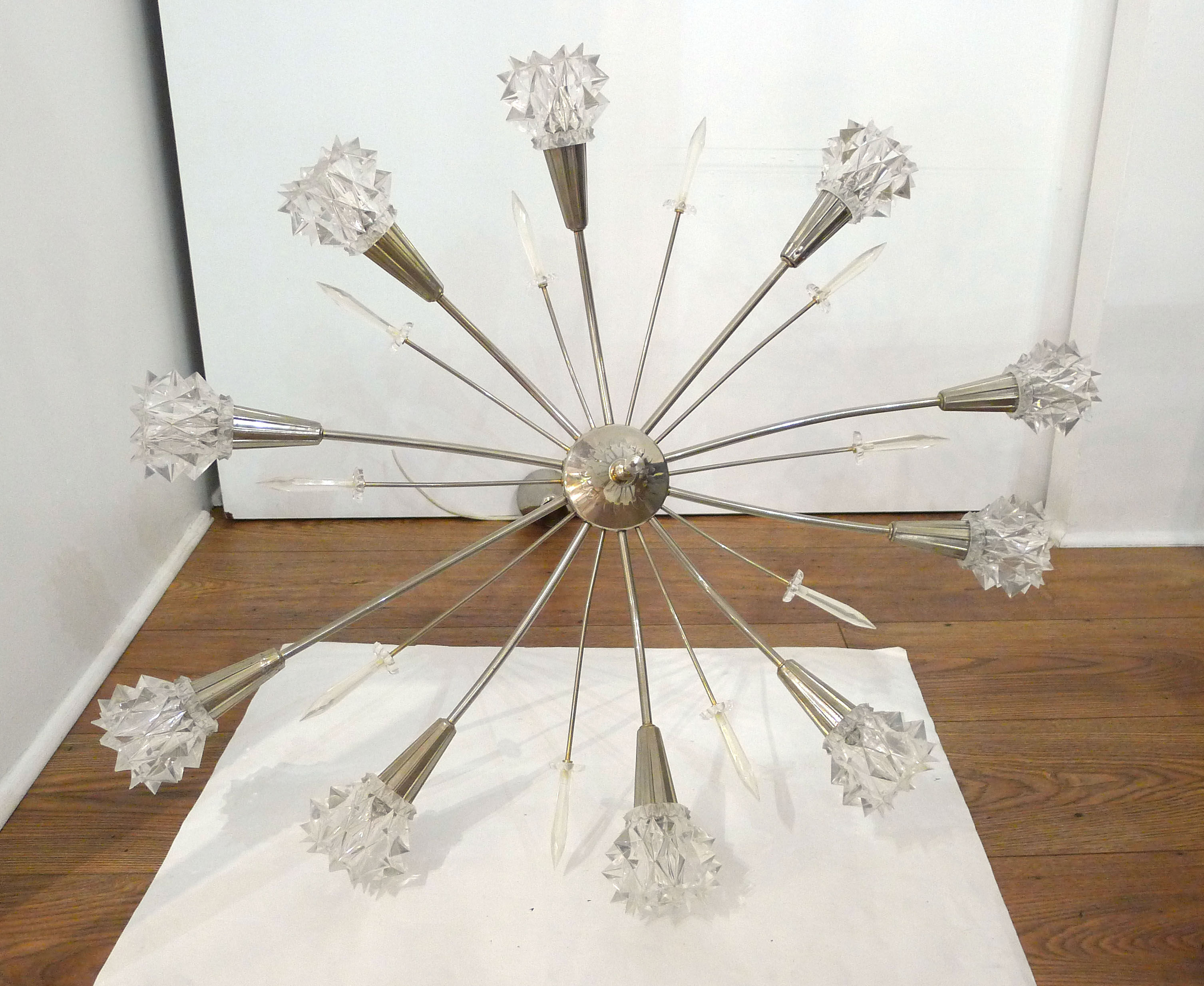 Lustre chromé & étoilé