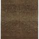 Tapis tribal unique noué à la main en laine brune 244 cm x 309 cm