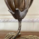 Metal flower ashtray 70s