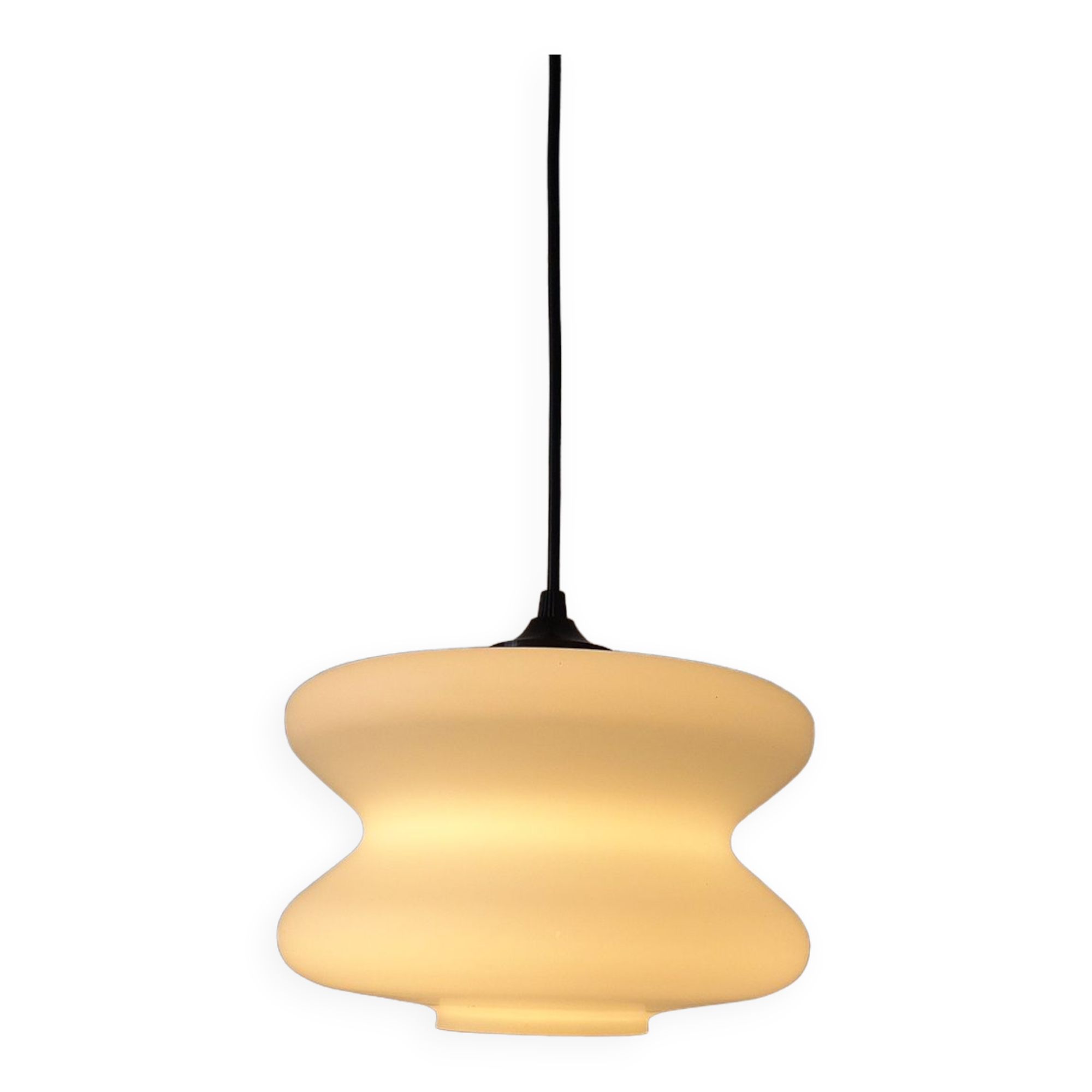 Pendant lamp made of opal glass