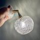 Vintage moulded glass globe wall light