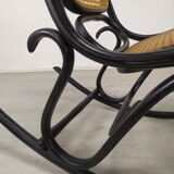 Rocking-chair curved wood