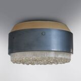 Ceiling light with glass diffuser by Stilnovo, 1960s
