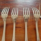 Christofle - Set of 12 dessert forks model Trianon in metal