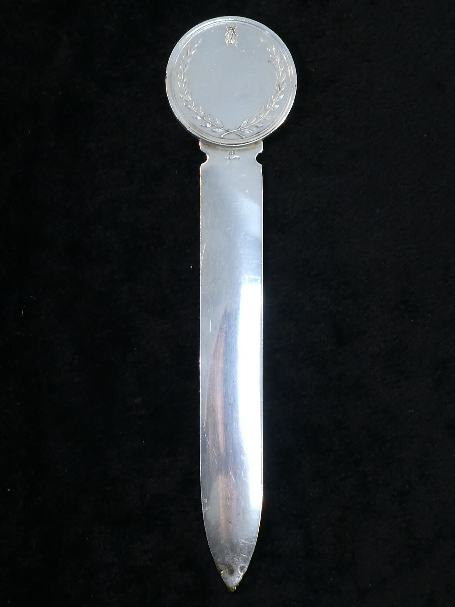 Christofle napoleon empereur paper cutter in silver metal