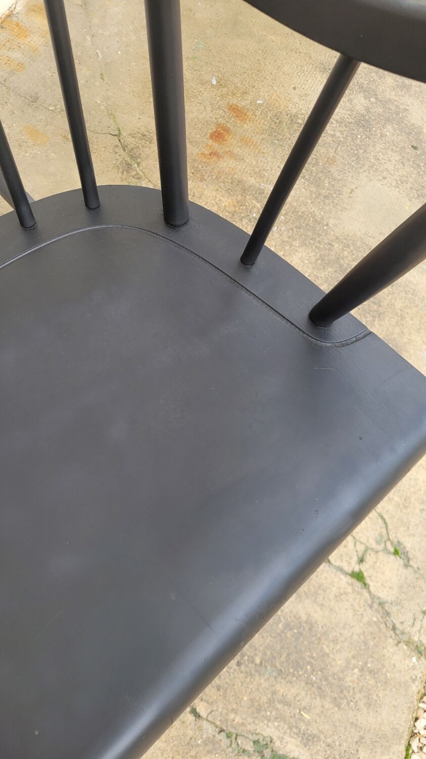 Vintage rocking chair rocking chair 1950 black