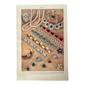 Planche photographique sur les bijoux et la bijouterie - 1940