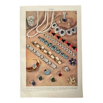 Photographic plate on jewelry and jewelry - 1940