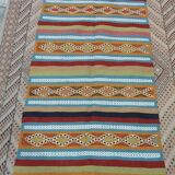 Tapis multicolore en laine tissé à la main 167x97cm