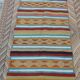 Multicolored hand-woven wool carpet 167x97cm