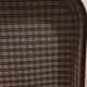 Antique vintage black upholstered vintage suitcase