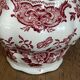Charmant Pot à Lait Rouge Grenat – Ridgeway Staffordshire England Wind