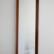 1970s Scandinavian Minimalist Wall Mirror in Teak