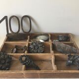 Workshop with 9 compartments locker