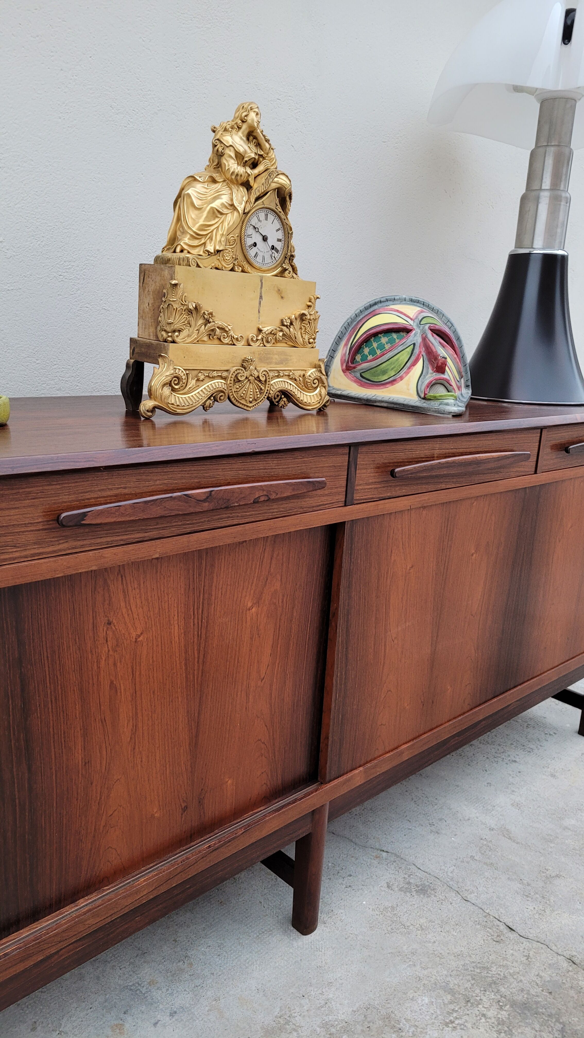 Danish sideboard stamped Bordum and Nielsen in Rio rosewood