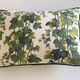 Cushion in old canvas Romanex 50s Ivy decor 40x60cm
