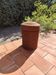 Vintage rope cylindrical basket