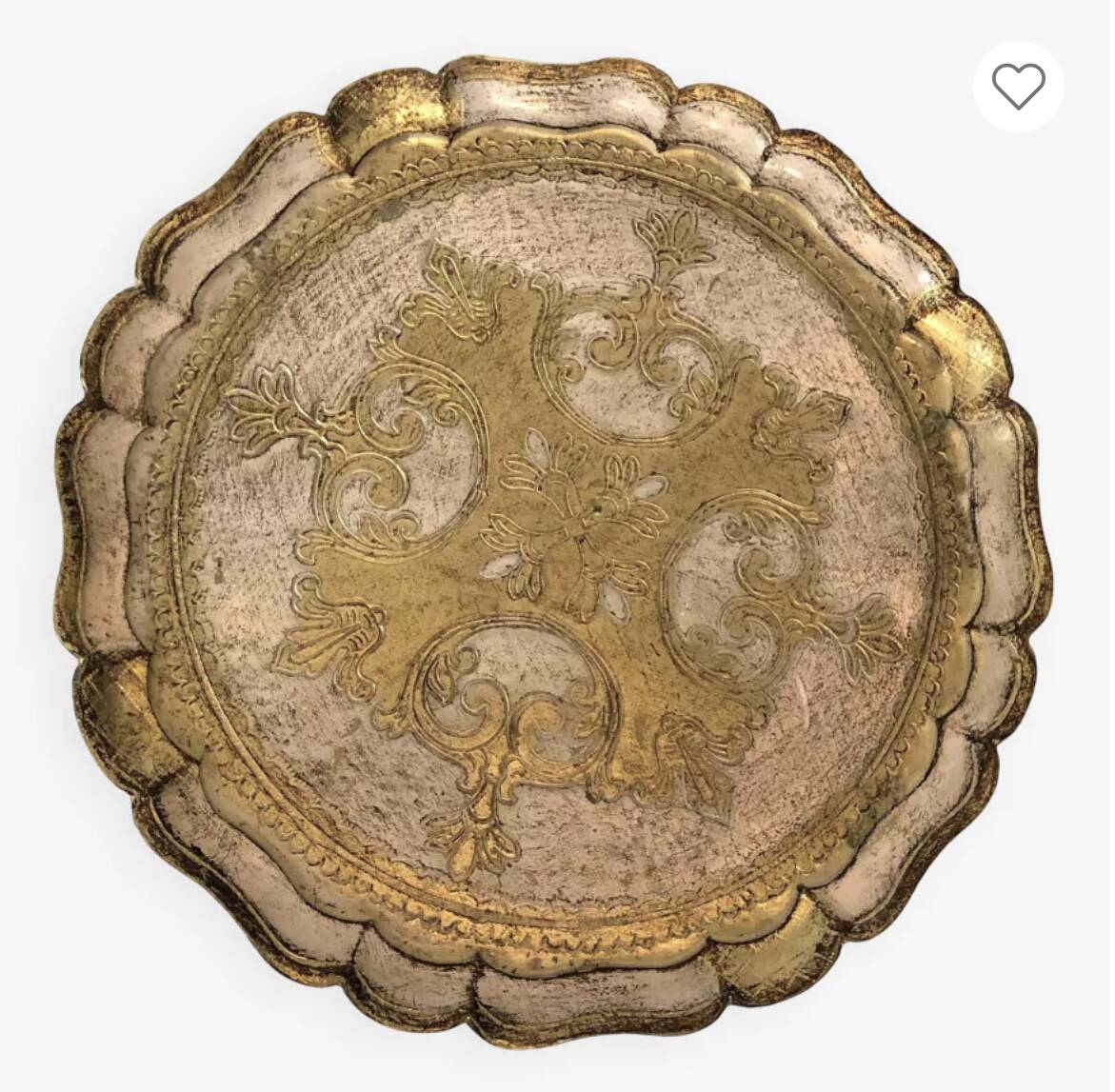 Golden Beige Italian Tray