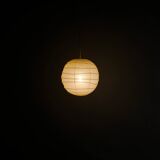 Vintage Mid Century "30D" Paper Ceiling Pendant Lamp by Isamu Noguchi