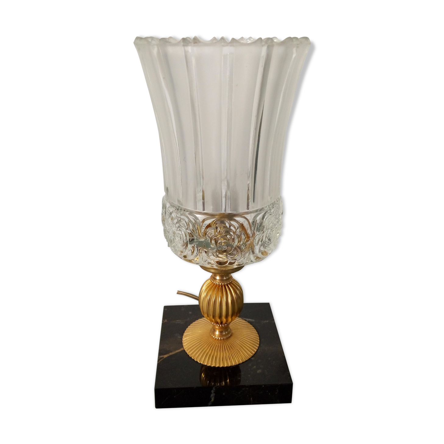 Marble and lation lamp