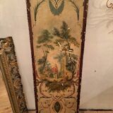 Louis XVI period screen, oil on canvas