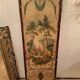 Louis XVI period screen, oil on canvas