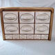 Ceramic spice shelf and wood 1940