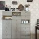 Clamshell cabinet