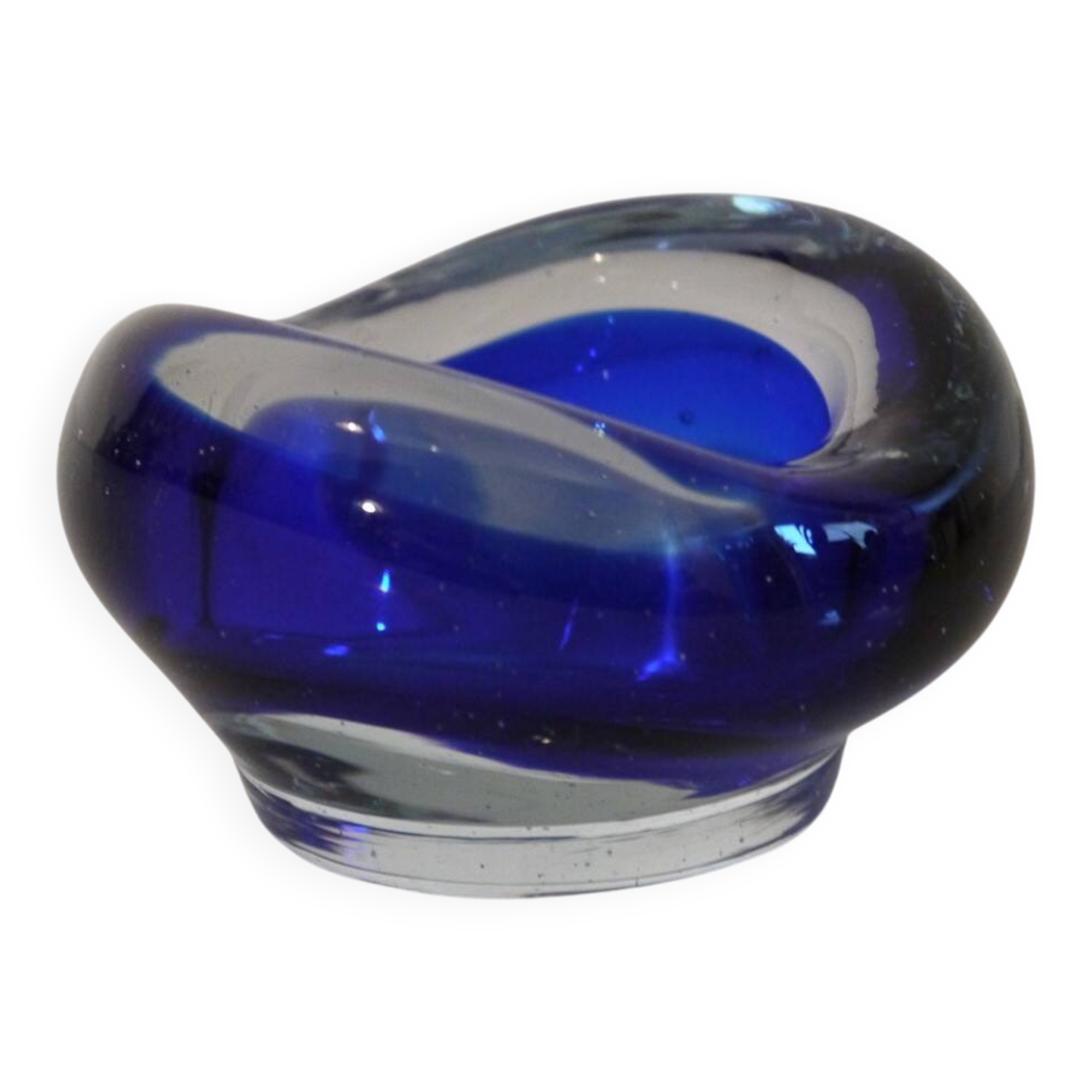 1970 submerged glass ashtray