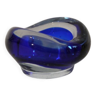 1970 submerged glass ashtray