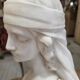 PUCI bust in Carrara marble