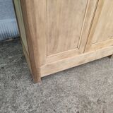 Natural wood wardrobe