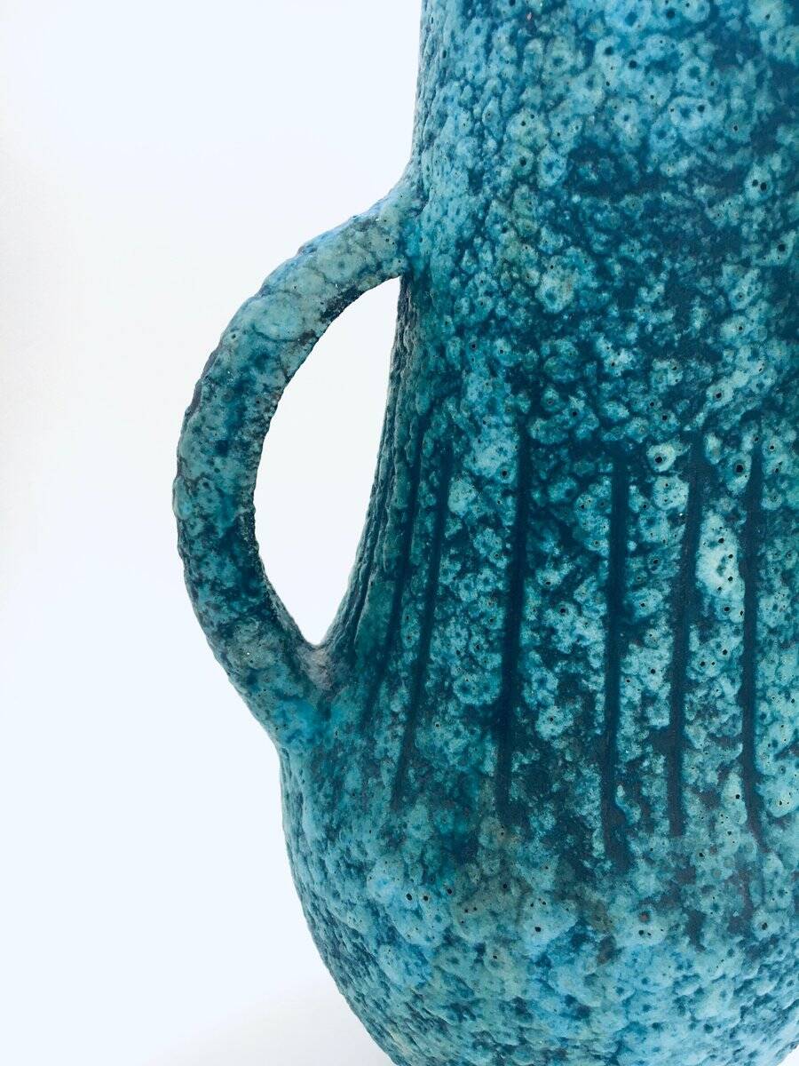 Art Ceramics Sgraffito Handle Vase by Alvino Bagni for Raymor, 1960s