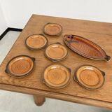 Sarreguemines fish plates and dishes