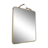 Miroir blanc ancien 24 x 18 cm