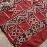 Moroccan kilim zayan rug