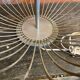 Chrome Metal Wire Space Age Lamp Base 1970s Vintage #D82
