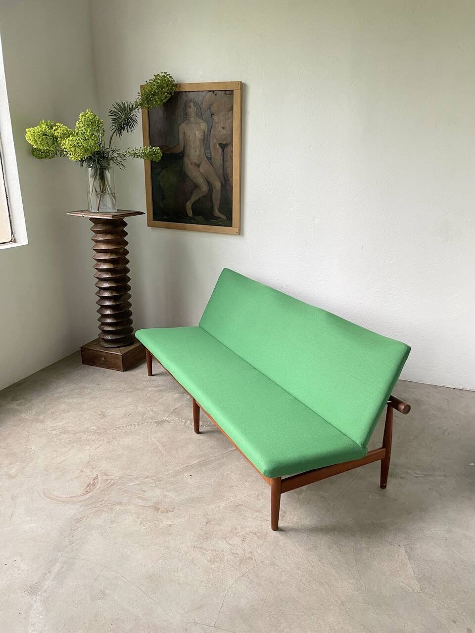 Finn Juhl three-seater bench “Japan” model France & Son