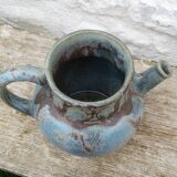 Art Nouveau stoneware pitcher signed Denbac