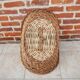 Old wicker log basket