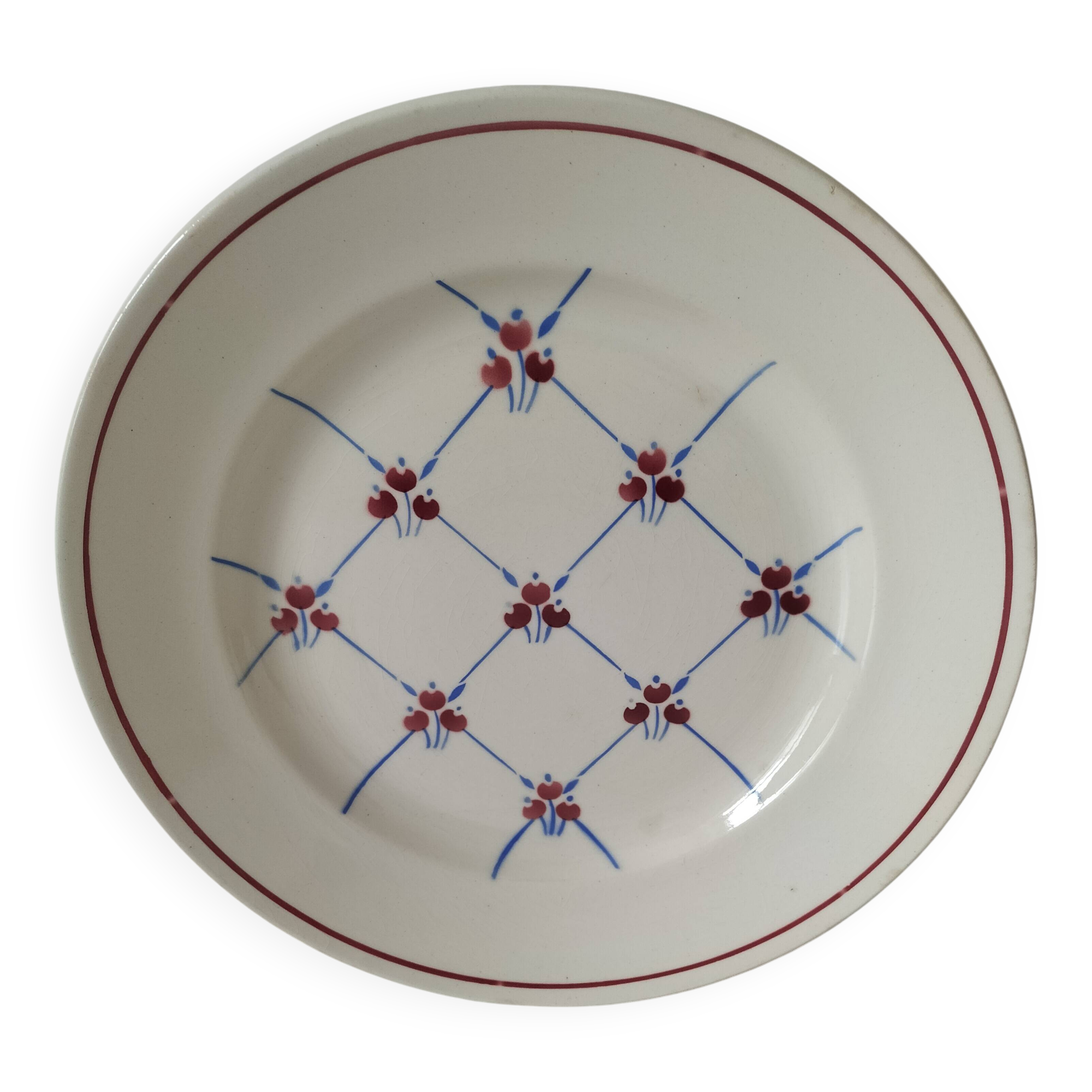 Vintage Badonviller Fénal Normandy model dish