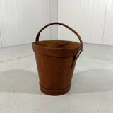 Leather waste paper basket 1960’s
