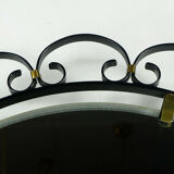 Mid century modern illuminated wall mirror hillebrand 1960s